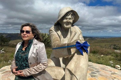  Virgínia Ferreira, criadora do Juquinha, participou da cerimônia -  (crédito: Mateus Parreiras/EM/D.A.Press)