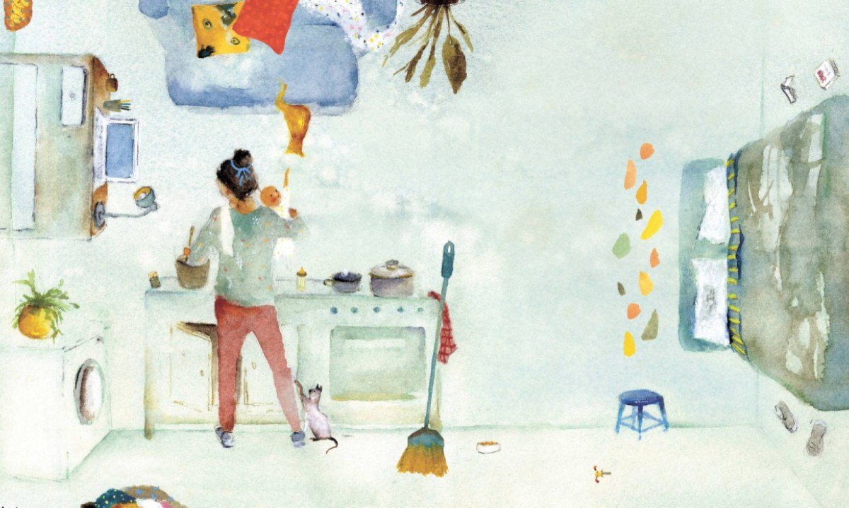 Ilustra&ccedil;&atilde;o de Paula Schiavon para o livro "Solos", de Marcella Franco