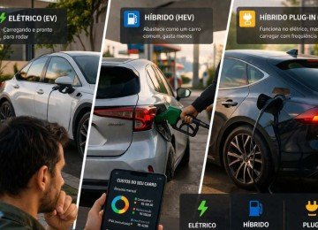 Qual é o melhor: carro elétrico, híbrido ou plug-in?  -  (crédito: Reprodução Educando Seu Bolso )