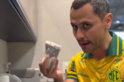 Senador menciona doa&ccedil;&atilde;o milion&aacute;ria da marca &agrave; campanha de Bolsonaro em 2022
 -  (crédito: Reprodu&ccedil;&atilde;o redes sociais)