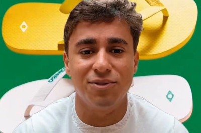 Deputado afirma que &eacute; embaixador da nova marca de chinelos "P&eacute; Direito"
 -  (crédito: Reprodu&ccedil;&atilde;o redes sociais)