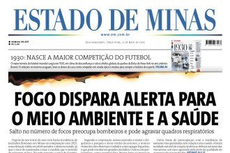 CONFIRA A CAPA DO ESTADO DE MINAS DO DIA 12/05/2026