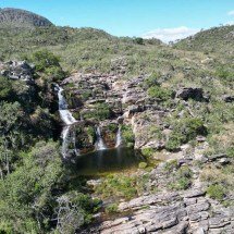 Cachoeira da Serra do Cipó segue interditada depois de vandalismo - Leandro Couri/EM/DA Press