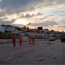 Acidente no Anel: vítimas relatam desespero ao ver carreta perder controle - Larissa Leone/EM/D.A Press 