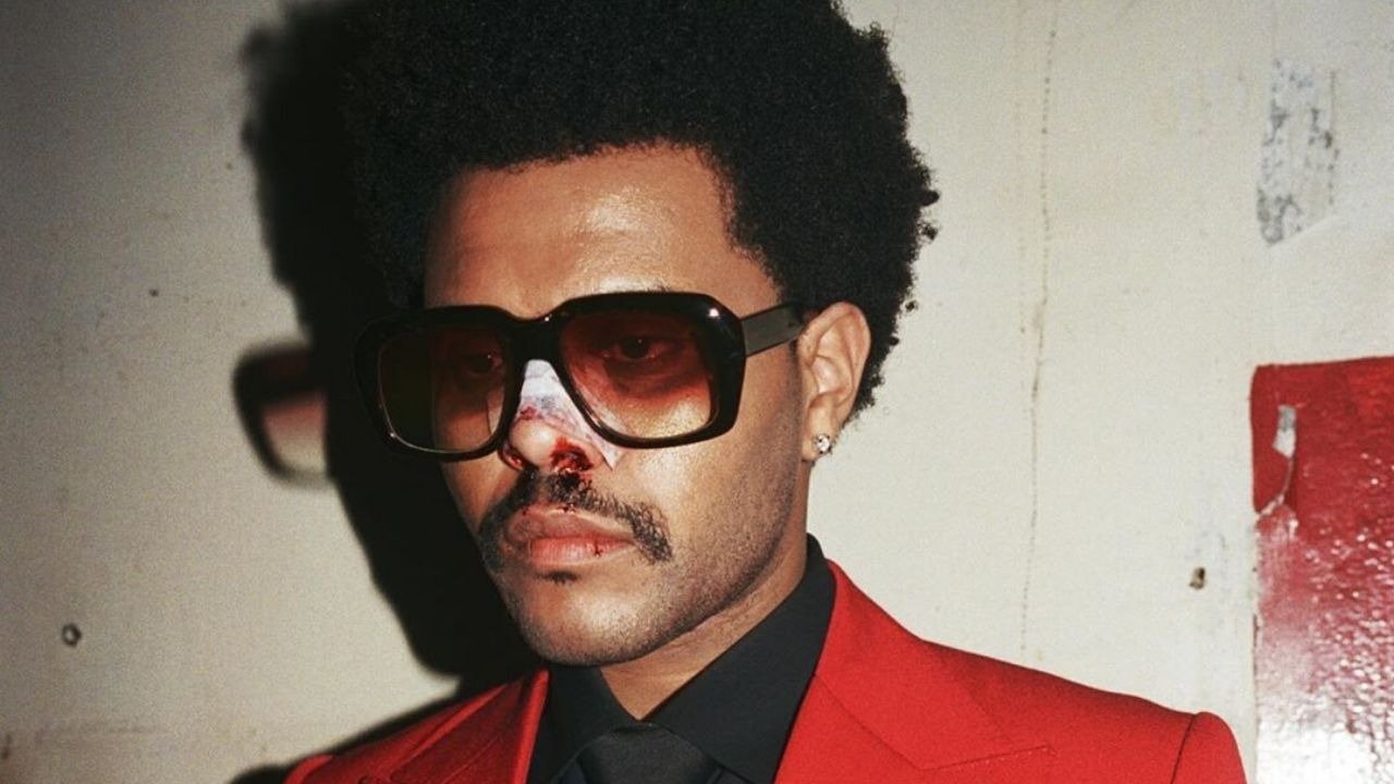 "Blinding Lights" de The Weeknd &eacute; a m&uacute;sica mais ouvida na hist&oacute;ria do Spotify, celebrando 20 anos da plataforma. -  (crédito: Reprodu&ccedil;&atilde;o/ Instagram)