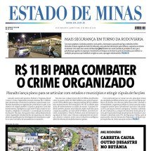 Confira a capa do Estado de Minas do dia 13/05/2026 - capa do Estado de Minas