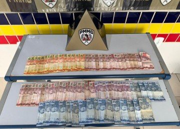 Suspeito de 27 anos confessou o crime após imagens de segurança mostrarem invasão ao comércio durante a madrugada -  (crédito: Reprodução/PMMG)