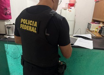 O investigado teria armazenado e compartilhado 341 fotos e vídeos envolvendo pelo menos 21 vítimas menores de idade -  (crédito: Polícia Federal/Divulgação)