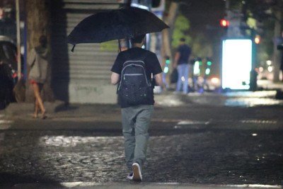 Chuva pode atingir Belo Horizonte at&eacute; a manh&atilde; desta quinta-feira (14/5) -  (crédito: Marcos Vieira/EM/D.A Press)