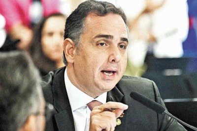 Rodrigo Pacheco disse mais uma não à sua pré-candidatura ao governo de Minas -  (crédito: EVARISTO SÁ/AFP)