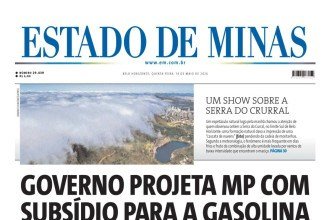 CONFIRA A CAPA DO ESTADO DE MINAS DO DIA 14/05/2026