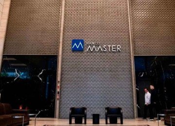 Fachada do Banco Master: relaÃ§Ãµes entre FlÃ¡vio Bolsonaro e Daniel Vorcaro impactam a campanha eleitoral -  (crédito: INTERNET/REPRODUÃ?Ã?O)