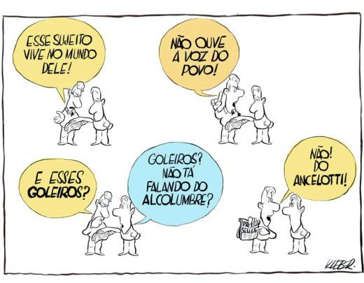 Esse sujeito vive no mundo dele! -  (crédito: Kleber)