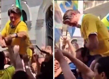 Cena de filme de Bolsonaro vira meme nas redes sociais -  (crédito: Reprodução)