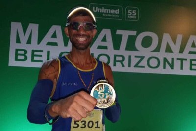 Paulo Henrique da Silva, de Contagem, foi o vencedor na categoria masculina -  (crédito: Larissa Leone/EM/D.A.Press)