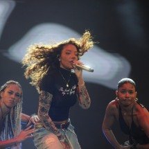Ludmilla empolga o público em show na Praça da Estação neste sábado (16/5) - Alexandre Guzanshe/EM/D.APress