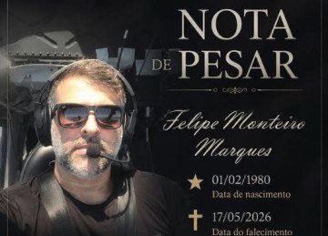 A morte foi confirmada no Instagram de Felipe, administrado pela esposa dele, Keidna Marques -  (crédito: Instagram/Reprodução)