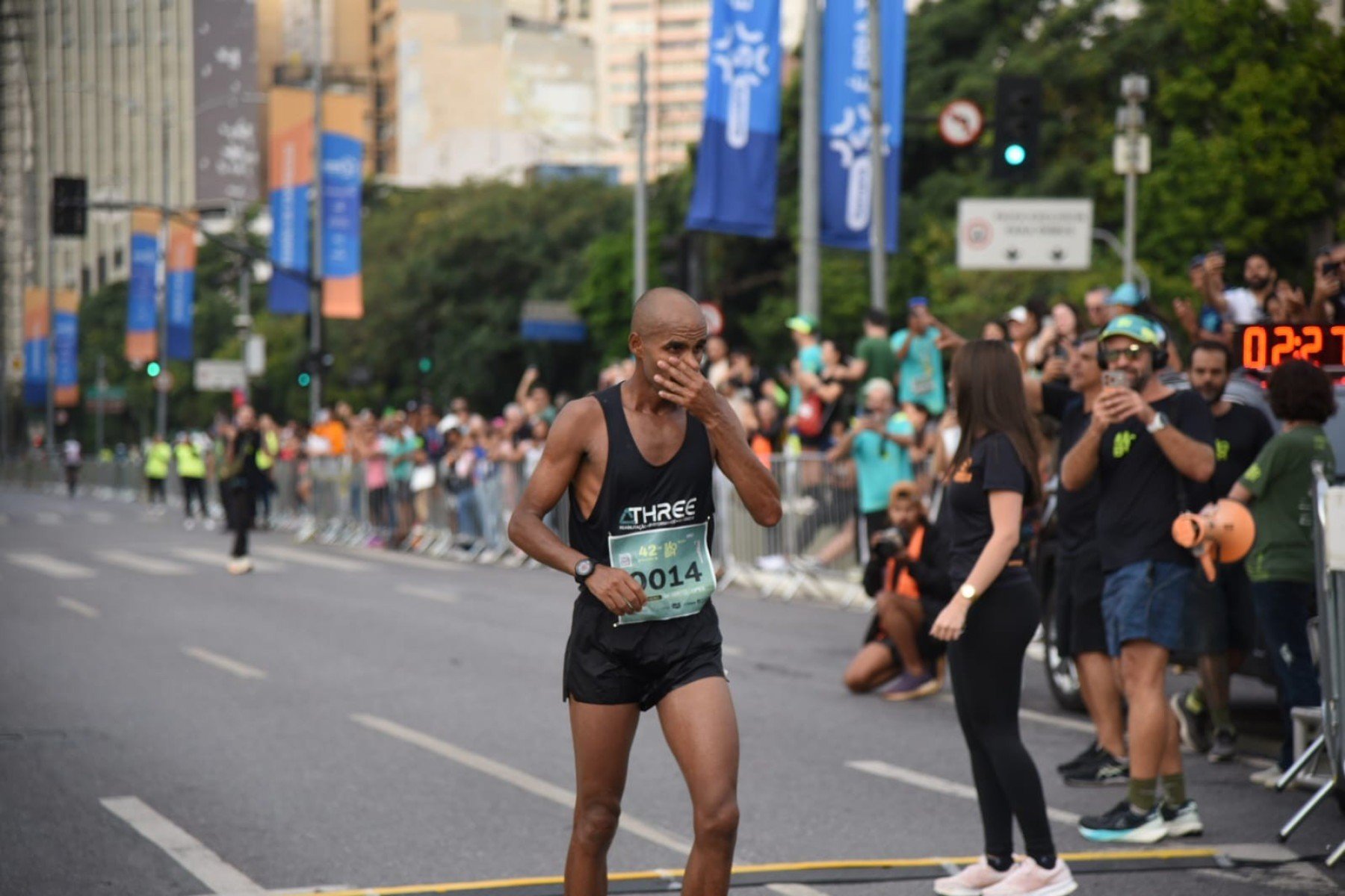 Gilberto Silvestre Lopes venceu a primeira Maratona Oficial de Belo Horizonte-Gladyston Rodrigues/EM/D.A.Press