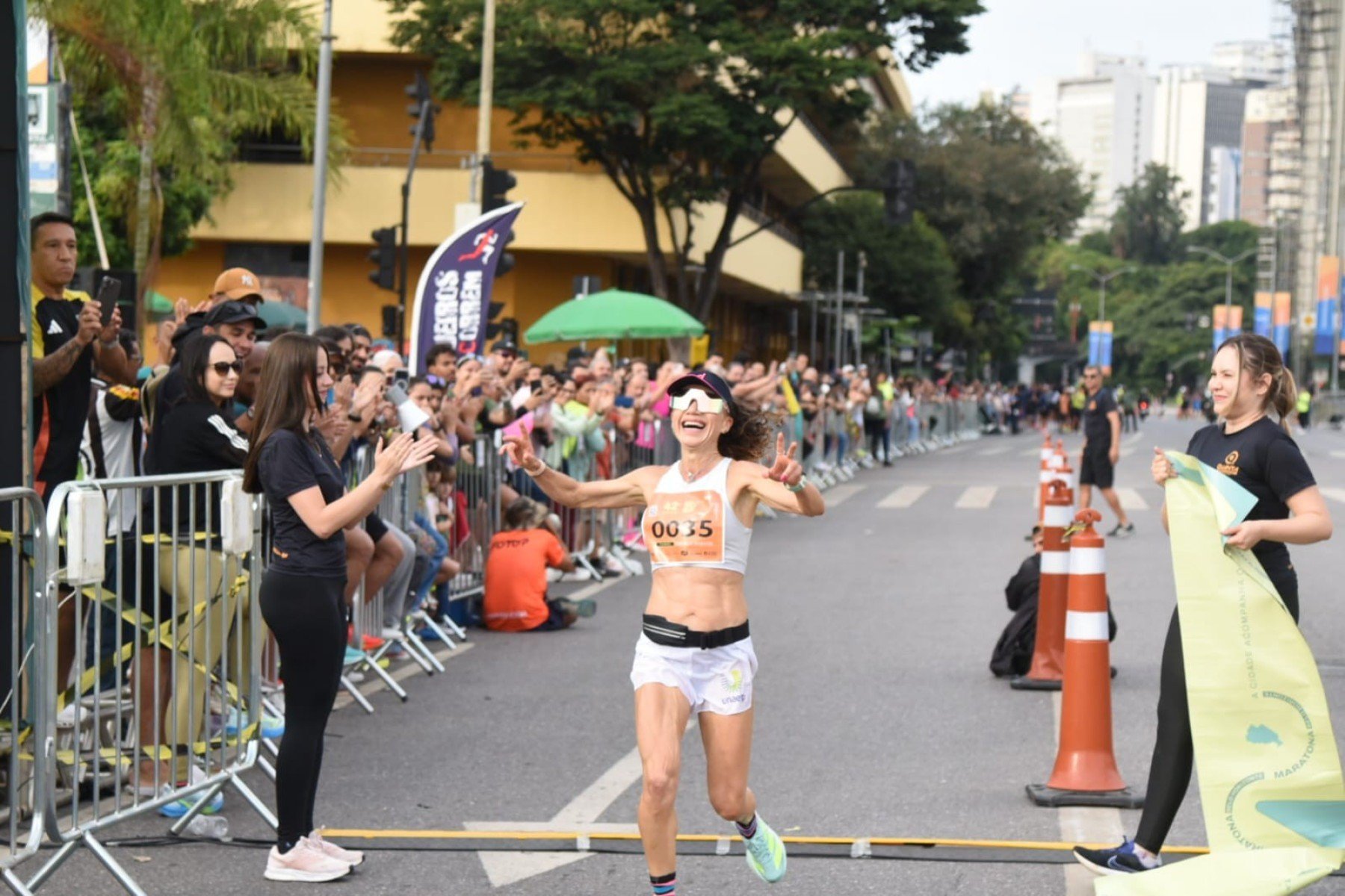 A paulista Eulália Santos, de 45 anos, venceu a disputa feminina-Gladyston Rodrigues/EM/D.A.Press
