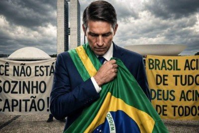 'Dark Horse', filme sobre Jair Bolsonaro, tem nomes nacionais e estrangeiros no elenco -  (crédito: Divulgação)