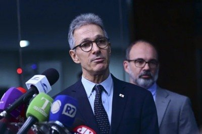 Romeu Zema, candidato do Novo à Presidência  -  (crédito: Andressa Anholete/Agência Senado)