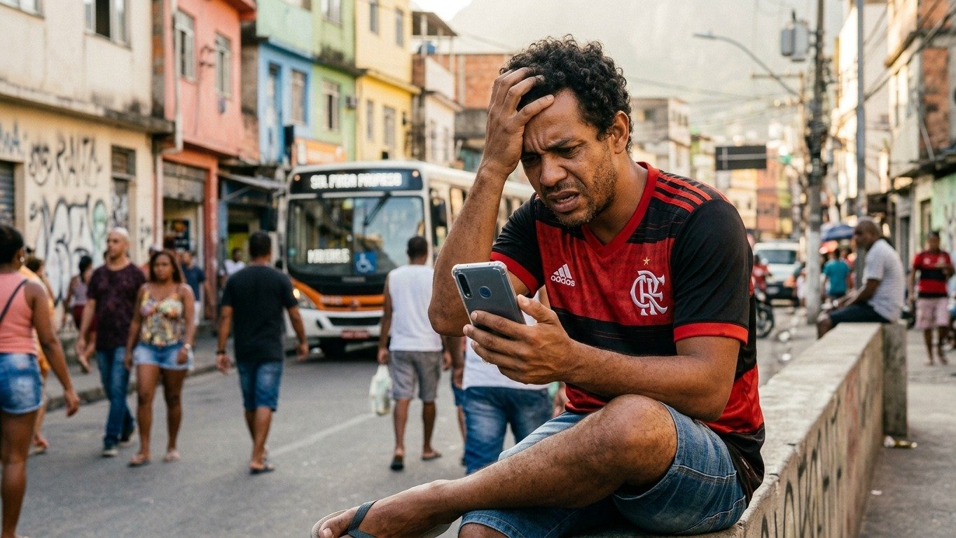 A imagem reflete as preocupações e desafios enfrentados pelos apostadores diante da regulamentação e tributação do mercado de bets no Brasil. - (crédito: Estado de Minas/ Imagem gerada por IA)