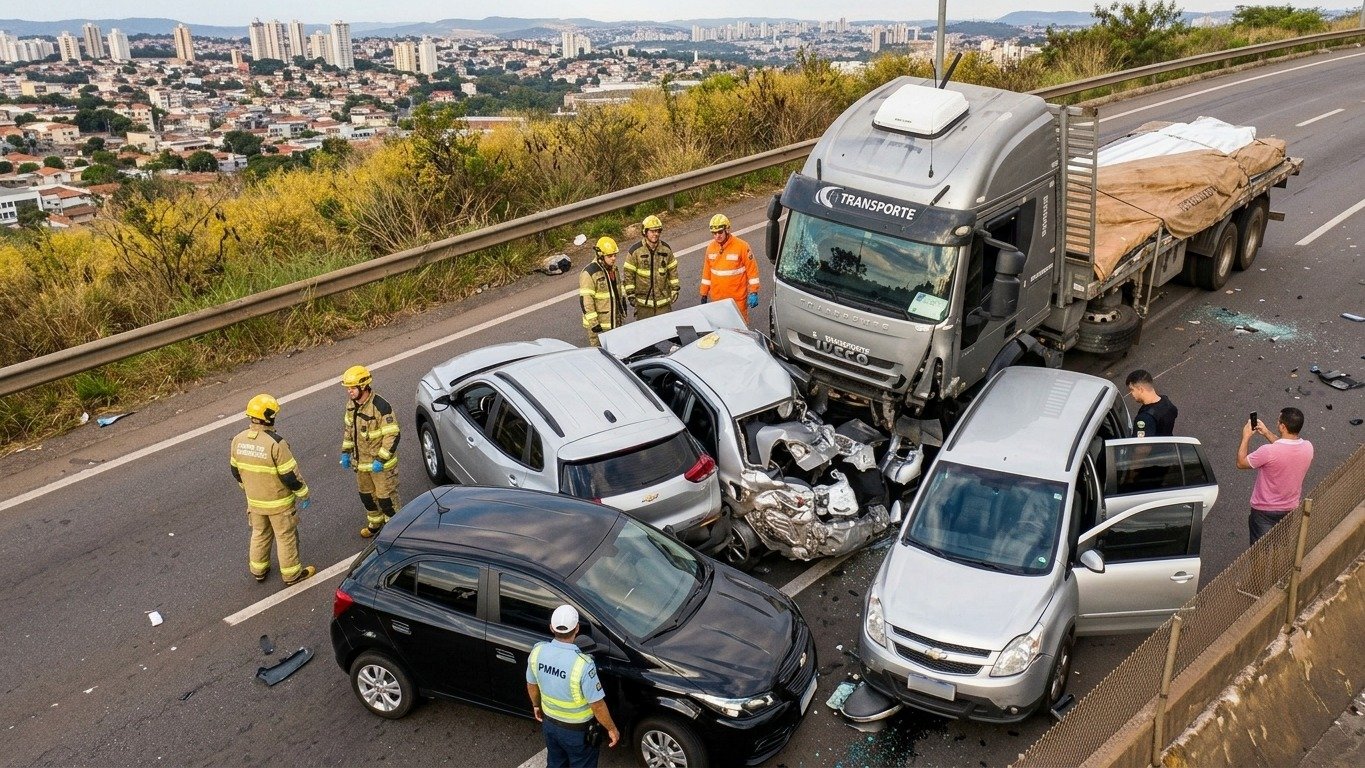 Como agir em um engavetamento? Guia de segurança para motoristas