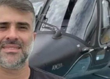 Corpo de piloto baleado em operação será levado em cortejo pelas ruas do Rio nesta terça -  (crédito: Tupi)