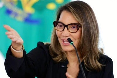 AGU defende Janja em um processo sobre gastos p&uacute;blicos com viagens internacionais dela. -  (crédito: F&aacute;bio Rodrigues-Pozzebom/Ag&ecirc;ncia Brasil)