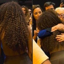 Fernanda Montenegro assiste peça de Taís Araújo e faz discurso emocionante - Tupi