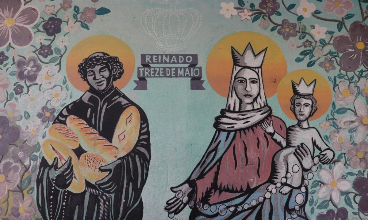 Aniversário de 82 anos ininterruptos da Guarda de Moçambique 13 de Maio de Nossa Senhora do Rosário, no Bairro Concórdia, Região Nordeste de Belo Horizonte.-Mannu Meg/EM/D.A Press
