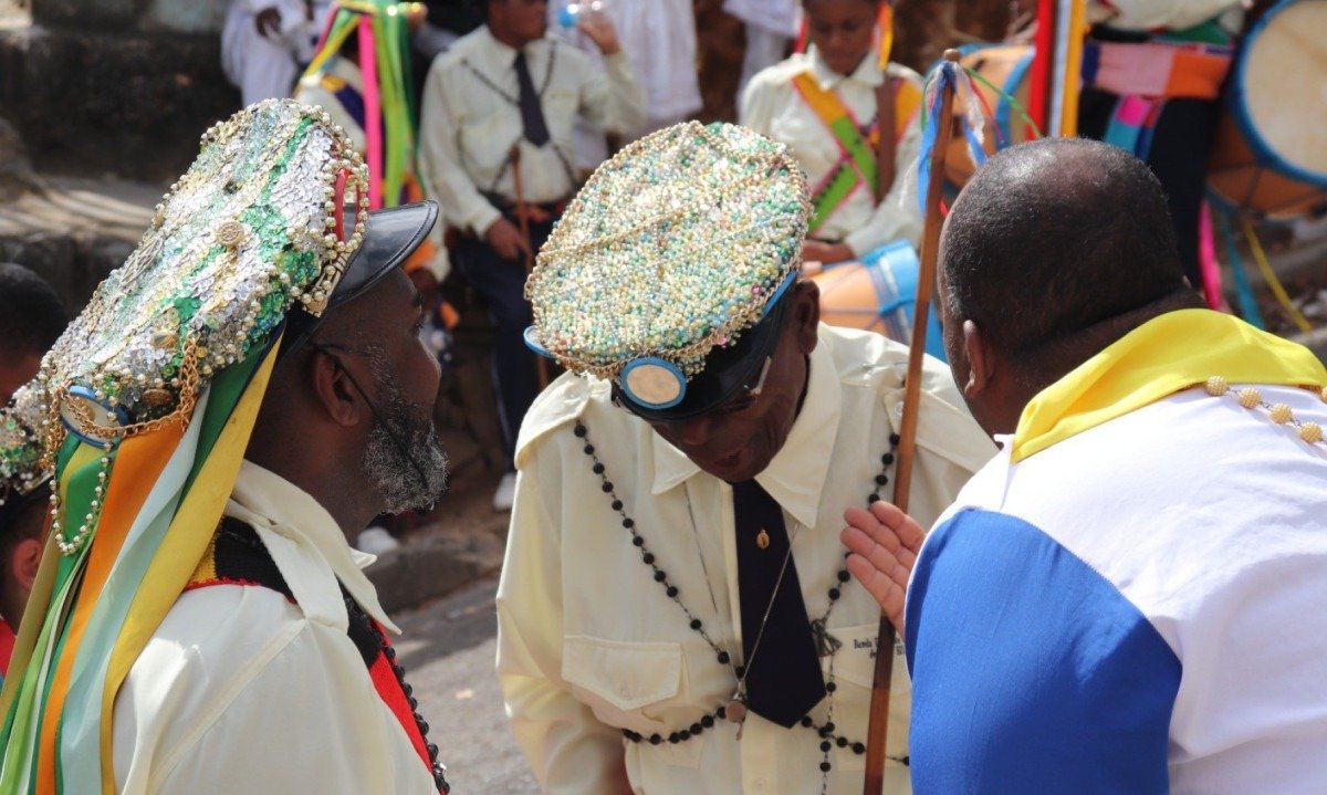 Aniversário de 82 anos ininterruptos da Guarda de Moçambique 13 de Maio de Nossa Senhora do Rosário, no Bairro Concórdia, Região Nordeste de Belo Horizonte.-Mannu Meg/EM/D.A Press