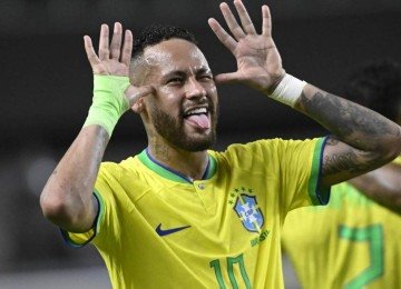 Convocação de Neymar para a Copa do Mundo divide opiniões de torcedores e profissionais ligados ao futebol
 -  (crédito: AFP)