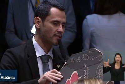 Cleitinho cobrou instalação da CPMI do Banco Master -  (crédito: TV Senado/Reprodução)