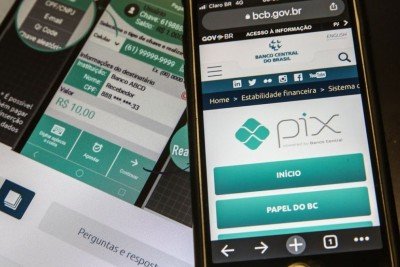 Aprimoramentos como o MED 2.0 buscam refor&ccedil;ar a seguran&ccedil;a do Pix, o sistema de pagamentos instant&acirc;neos do Banco Central do Brasil. -  (crédito: Marcello Casal Jr/Ag&ecirc;ncia Brasil)