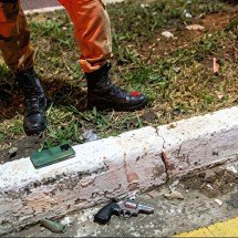 PM reage a assalto ao carro com a família e atira em suspeito na Grande BH - Redes Sociais
