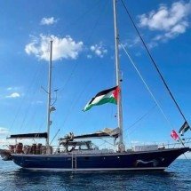 Brasileira detida por Israel em flotilha para Gaza diz que foi espancada  - © gazafreedomflotilla/Instagram/Arquivo