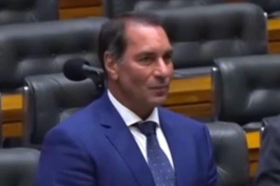 Edmundo em visita à Câmara dos Deputados -  (crédito: TV Câmara/Reprodução) -Edmundo em visita à Câmara dos Deputados -  (crédito: TV Câmara/Reprodução)