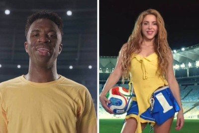 Vini Jr. participa de 'Dai dai', nova música de Shakira para a Copa do Mundo -  (crédito: Reprodução )