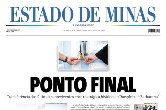 CONFIRA A CAPA DO ESTADO DE MINAS DO DIA 26/05/2026