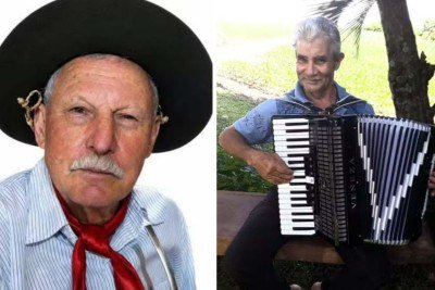 Gentil Scapini morreu e desejou que João Sebastião Gularte Correa tocasse na despedida. Mas amigo passou mal e também faleceu -  (crédito: Acervo pessoal)