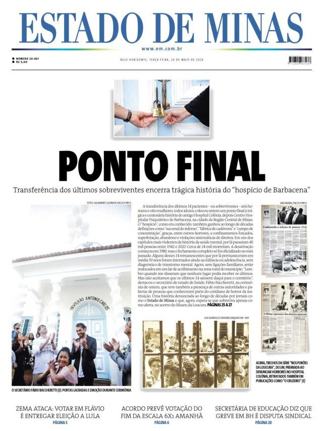 - (crédito: CAPA DO ESTADO DE MINAS )