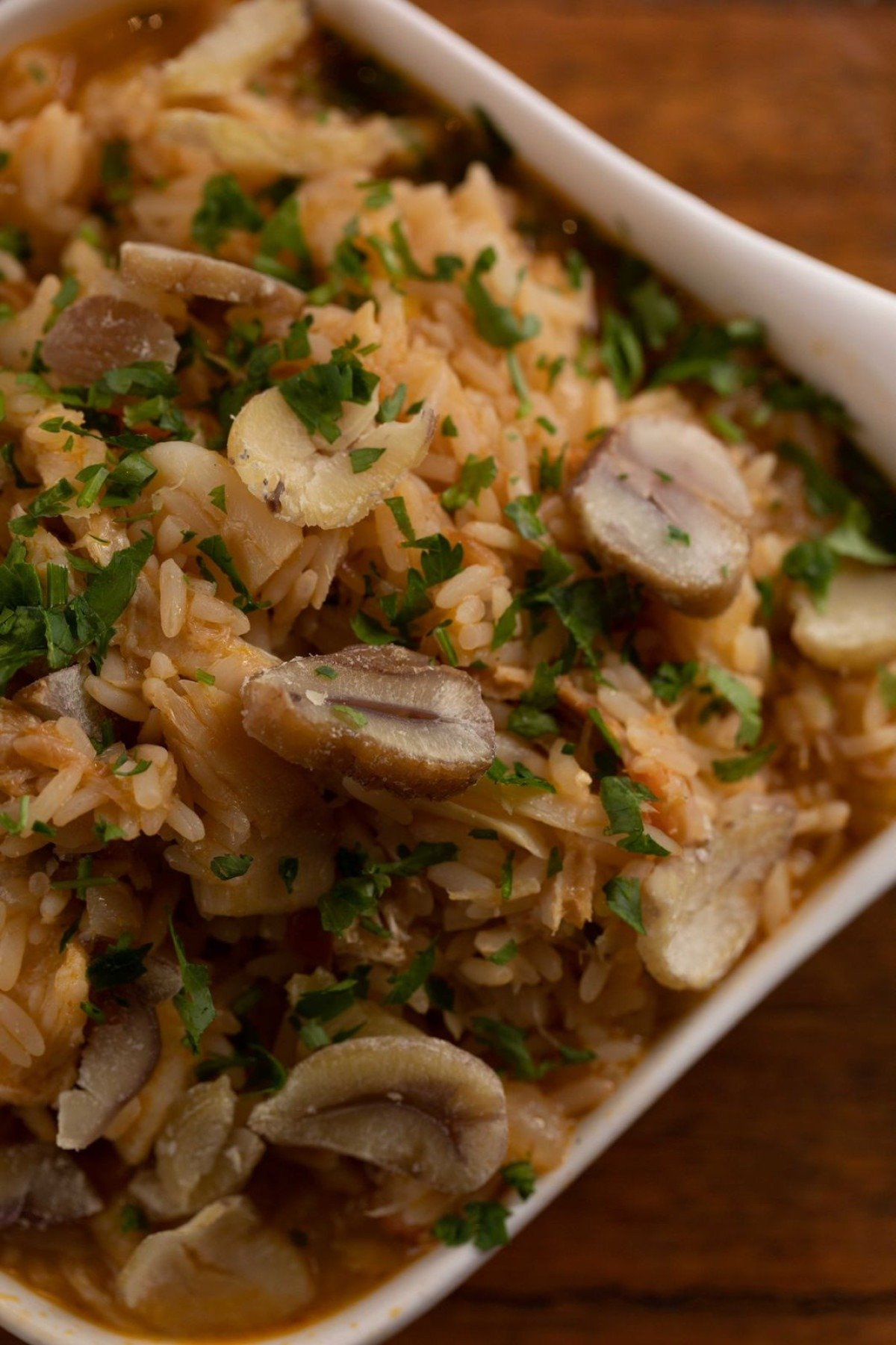 O arroz de bacalhau com castanha portuguesa da Taberna Baltazar resgata uma receita da m&atilde;e de dona Teresa, Guilhermina 