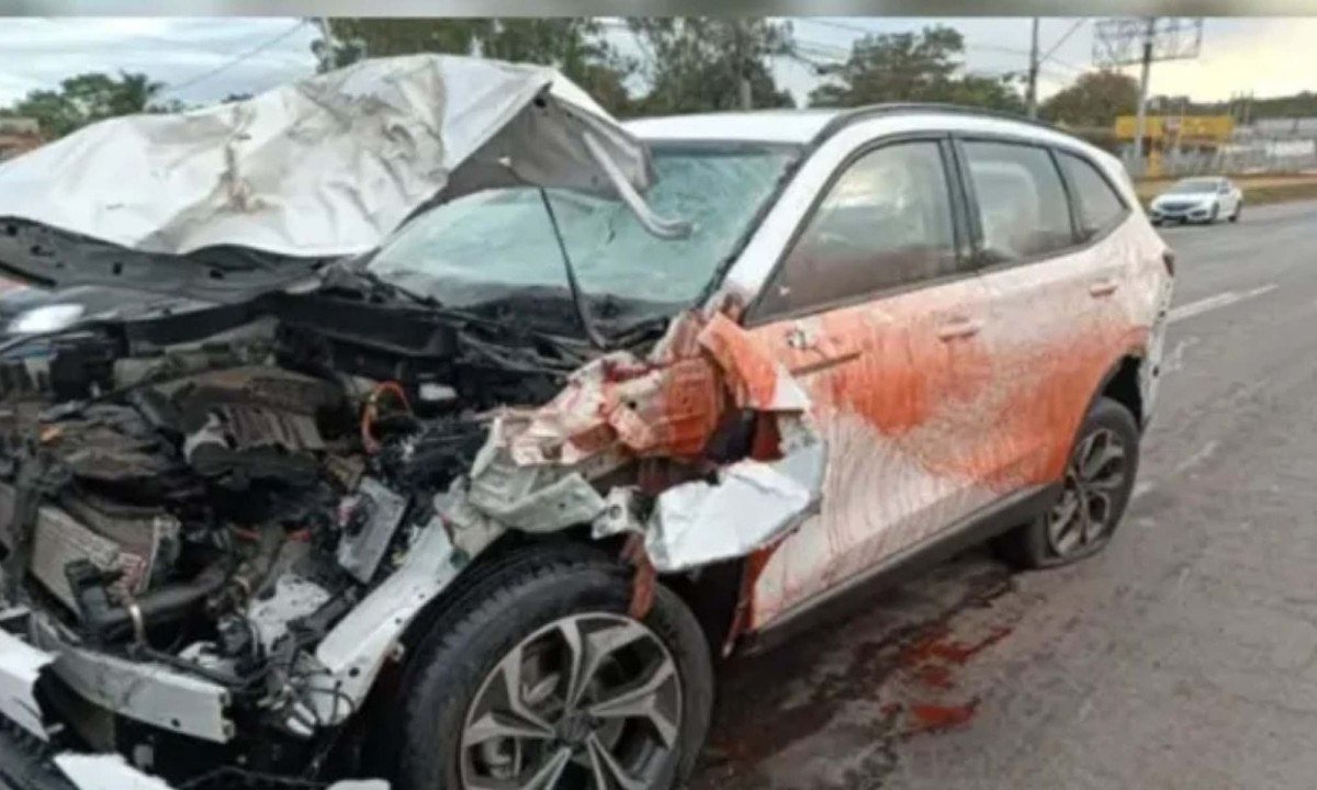 Como ficou o carro que Israel dirigia 