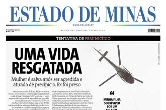 CONFIRA A CAPA DO ESTADO DE MINAS DO DIA 27/05/2026
