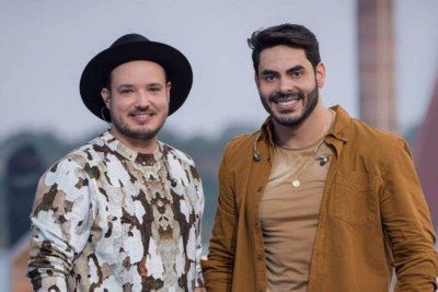 Israel, da dupla com Rodolffo, bateu em cavalo solto na pista -  (crédito: Divulgação)