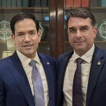 Flávio Bolsonaro encontra Marco Rubio e vice-presidente dos EUA - Reprodução/X