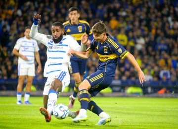 Empate com o Boca por 1 a 1, na Bombonera, dá moral para o Cruzeiro vencer o Barcelona-EQU e avançar na Libertadores -  (crédito: Marcos BRINDICCI / AFP)