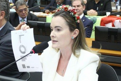 Julia Zanatta (PL-SC) foi uma das deputadas contrárias ao avanço da proposta -  (crédito: Vinicius Loures / Câmara dos Deputados)