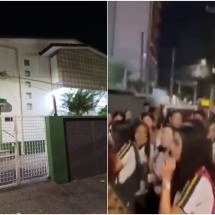 BH: protesto em colégio mira vice-diretor por injúria racial contra aluno - Marcos Vieira/EM/DA. Press - Imagem cedida ao EM